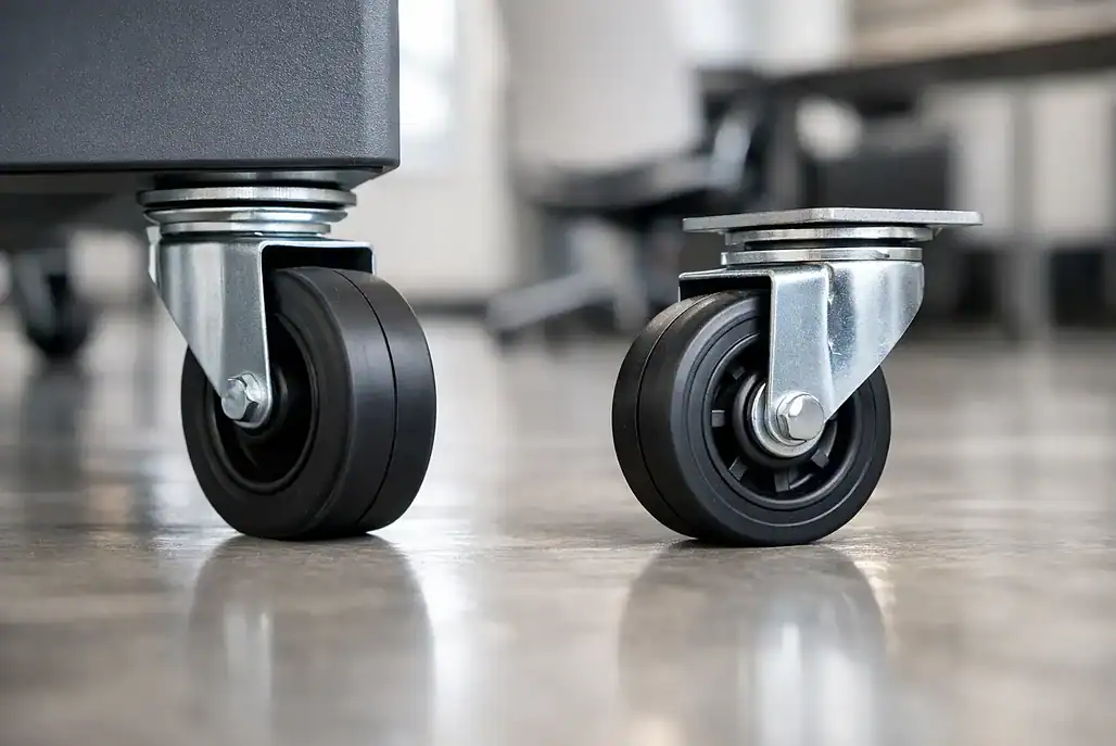 Faste hjul eller drejehjul - hvad skal du vælge?