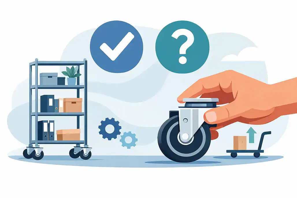 Hjul til reol - sådan vælger du rigtigt