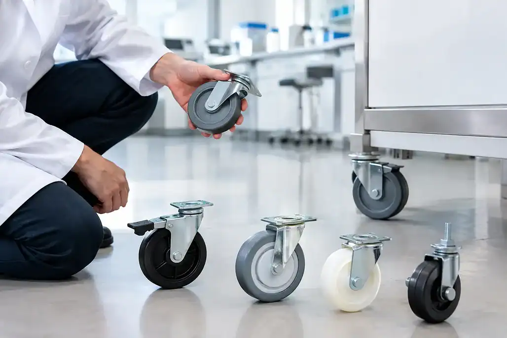 Sådan vælger du hjul til laboratorieudstyr